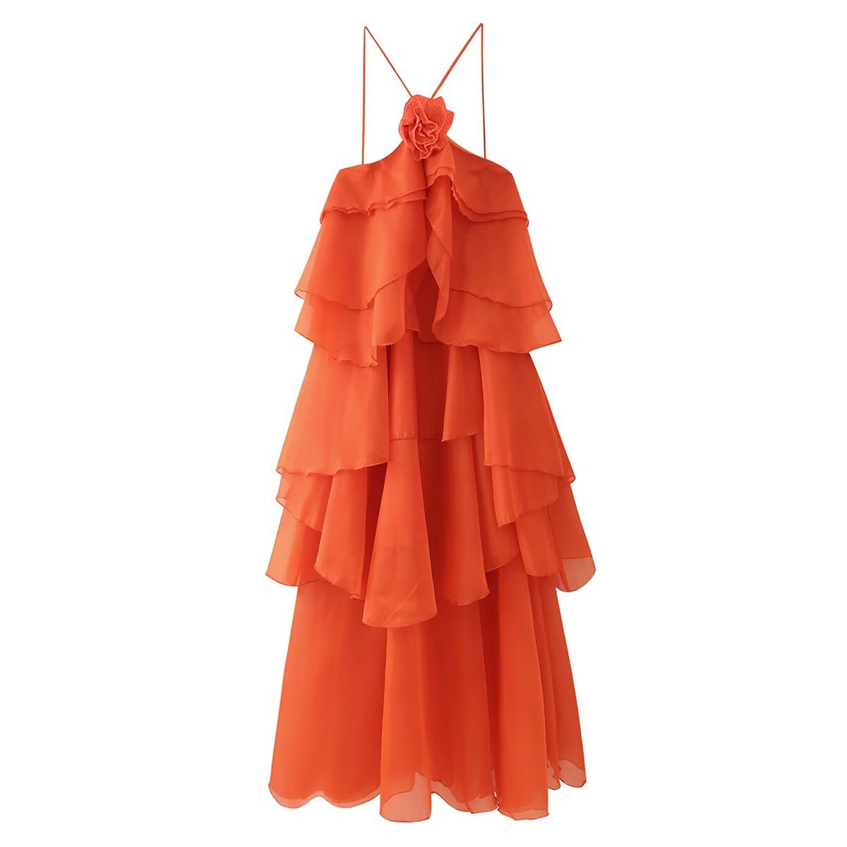 Multi-layer Dress With Ruffles