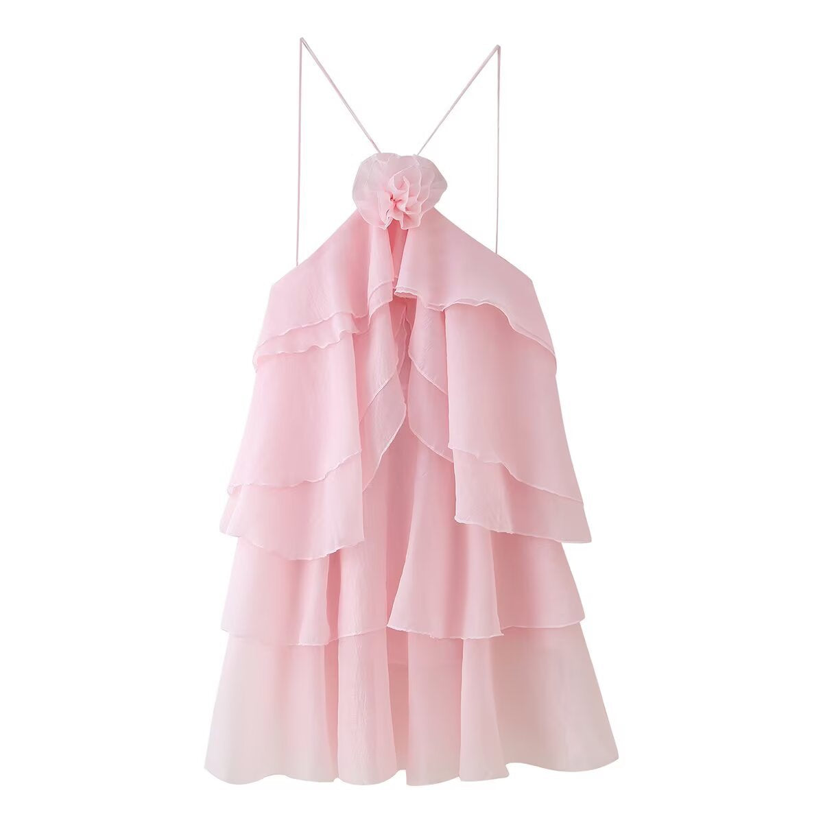 Multi-layer Dress With Ruffles