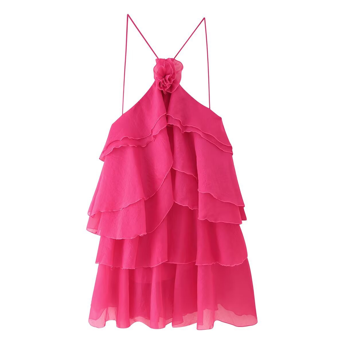 Multi-layer Dress With Ruffles