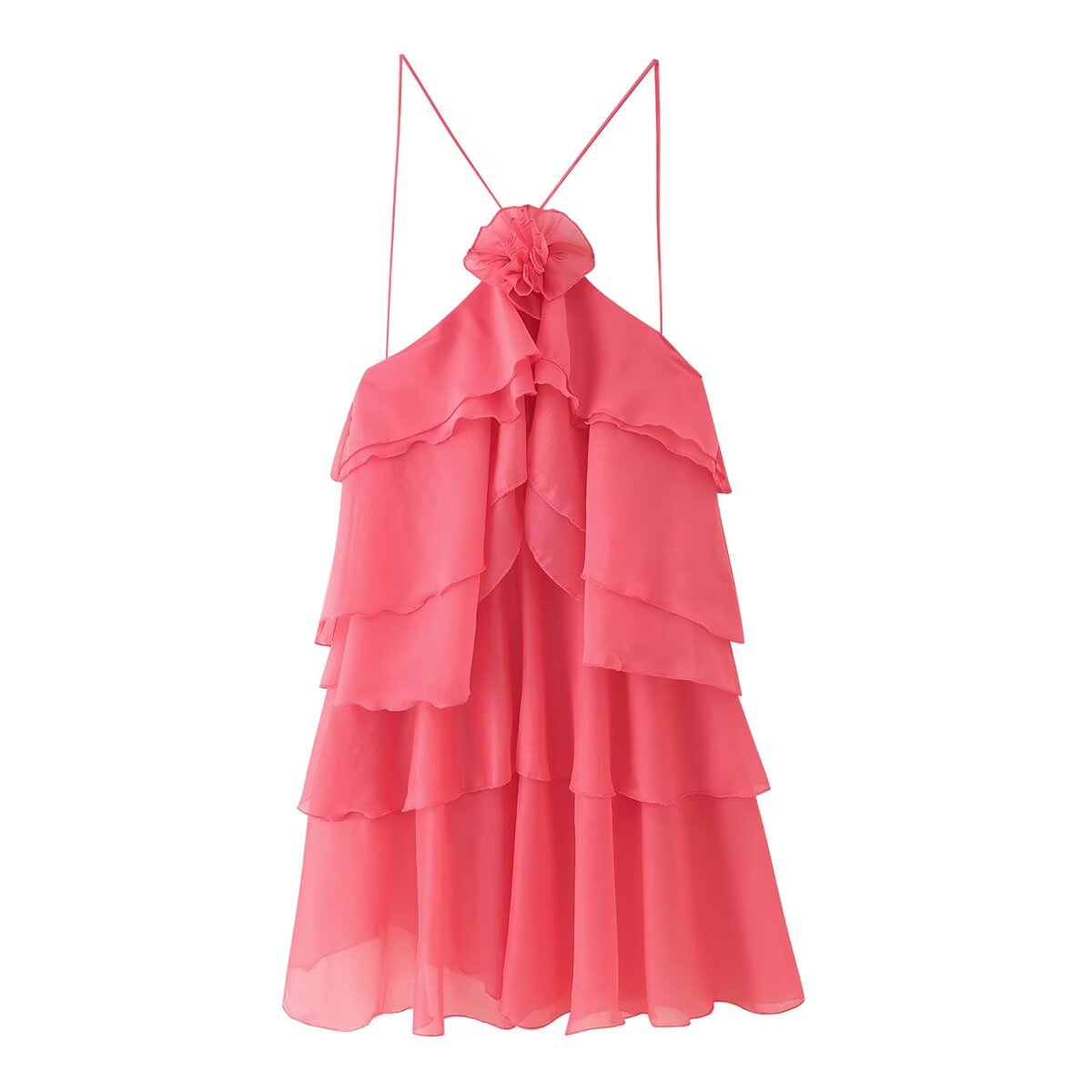 Multi-layer Dress With Ruffles