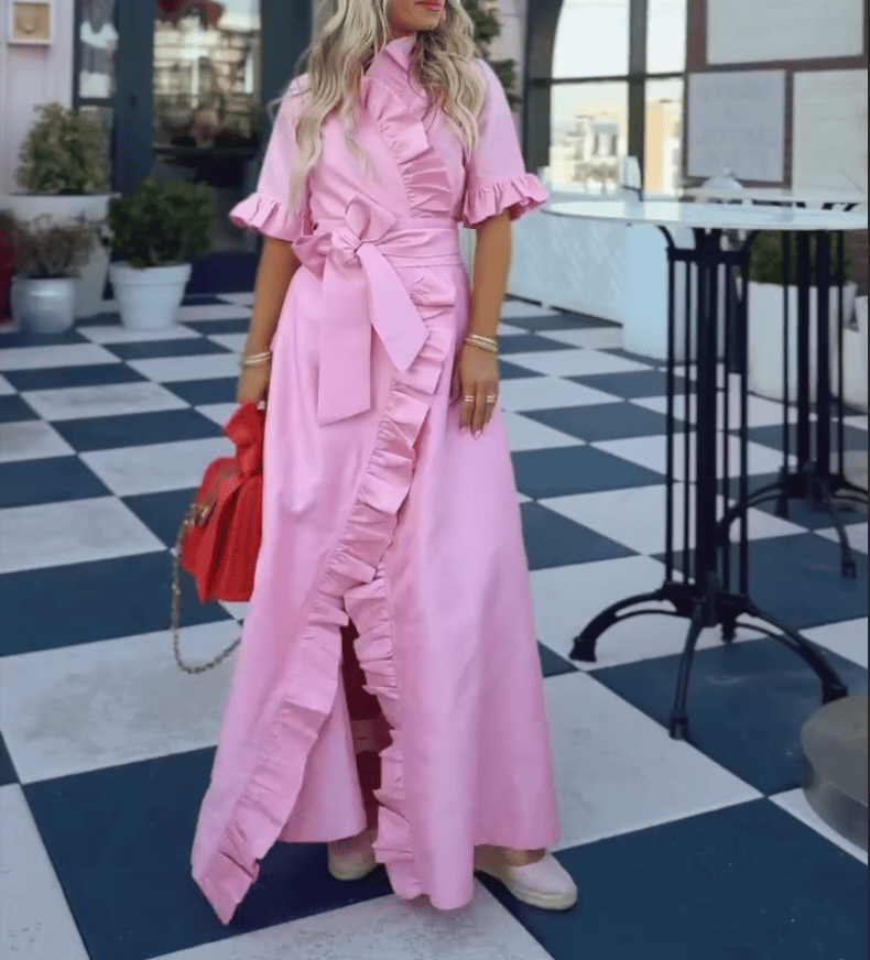 Pink Lace Dress