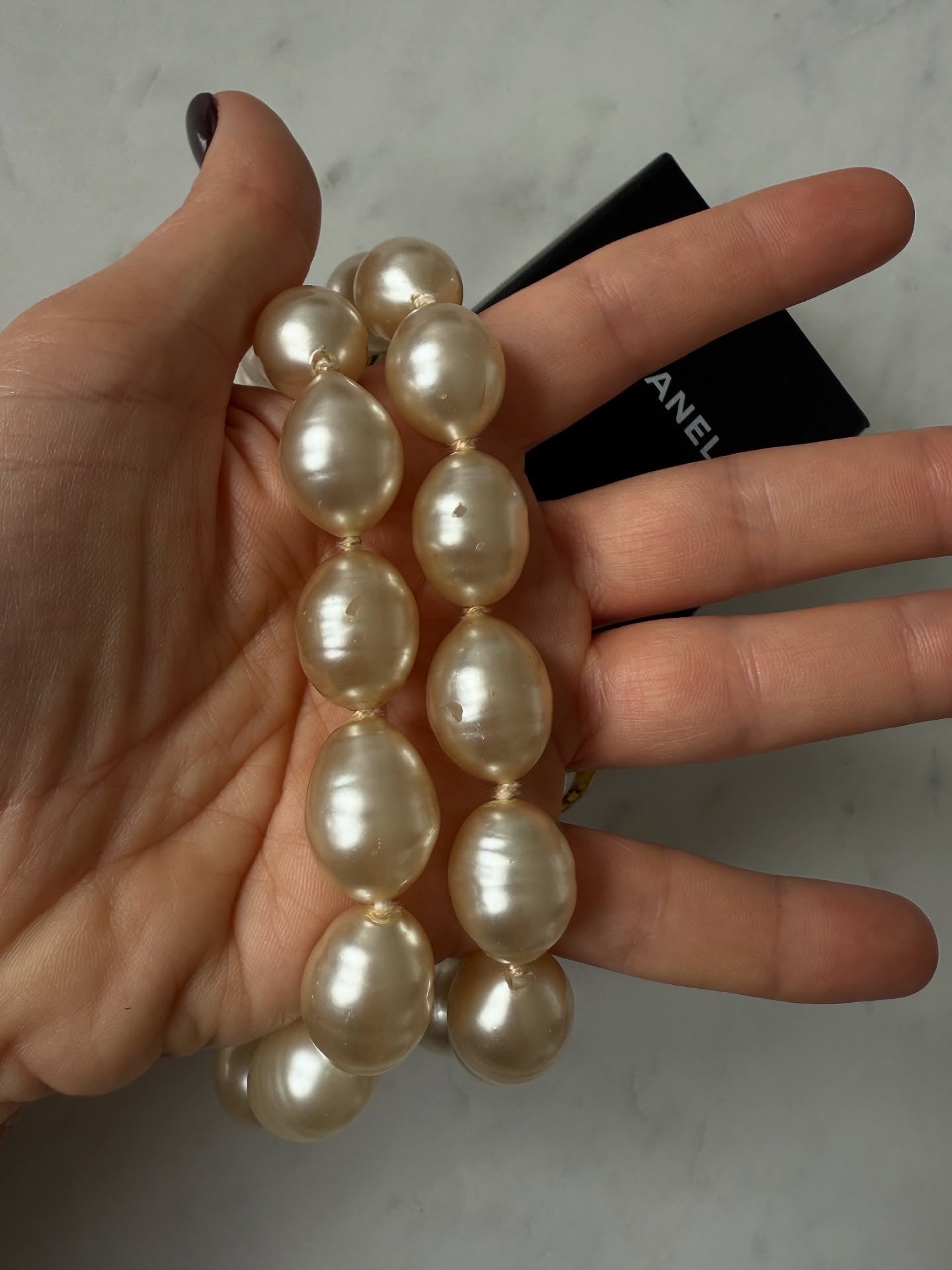 Vintage Baroque Pearl Necklace