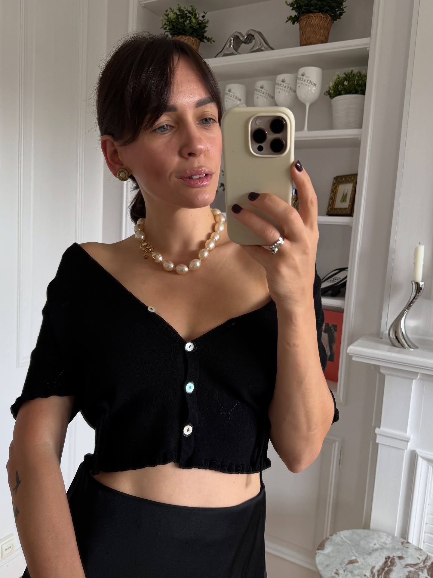 Vintage Baroque Pearl Necklace