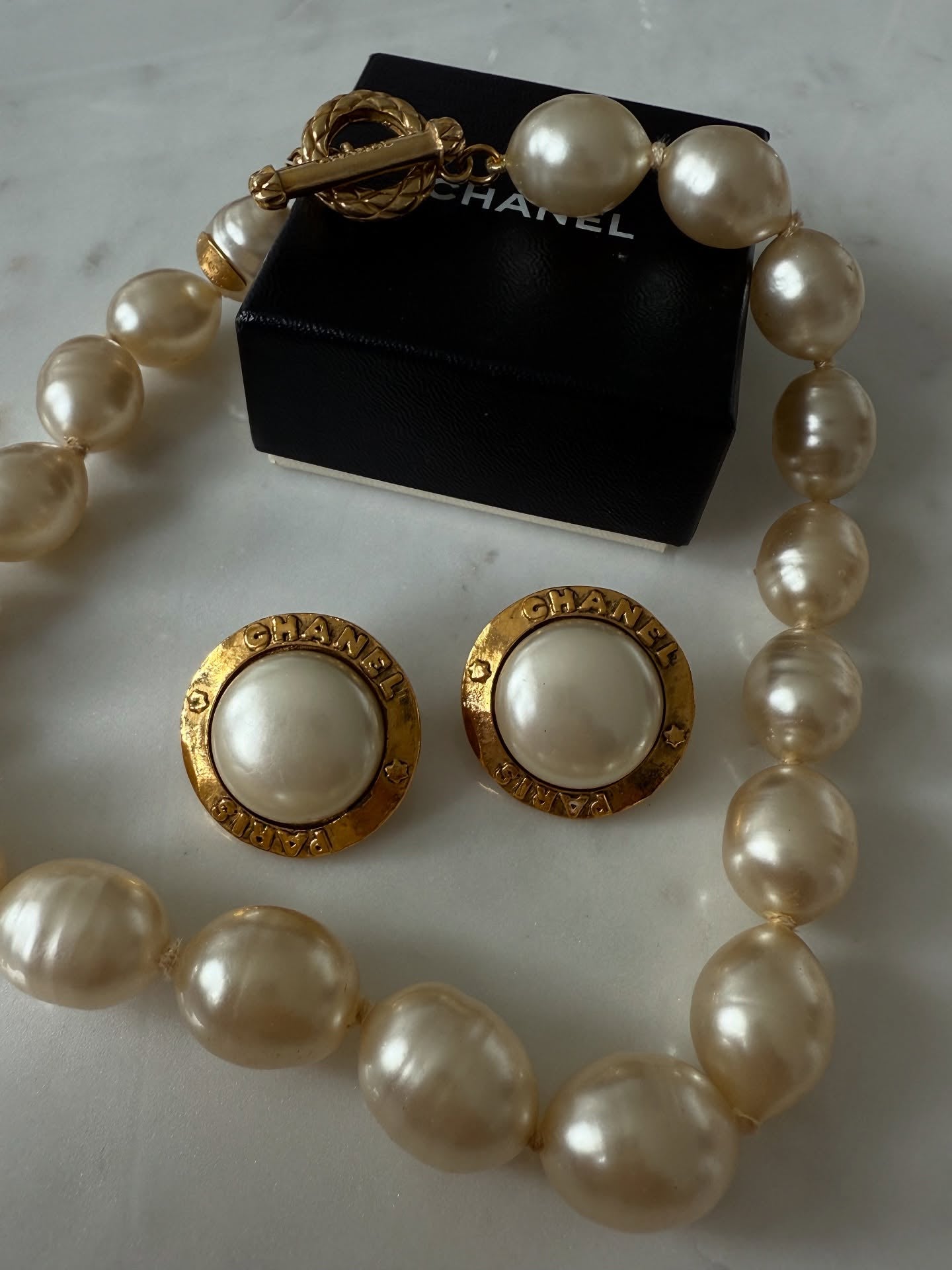 Vintage Baroque Pearl Necklace